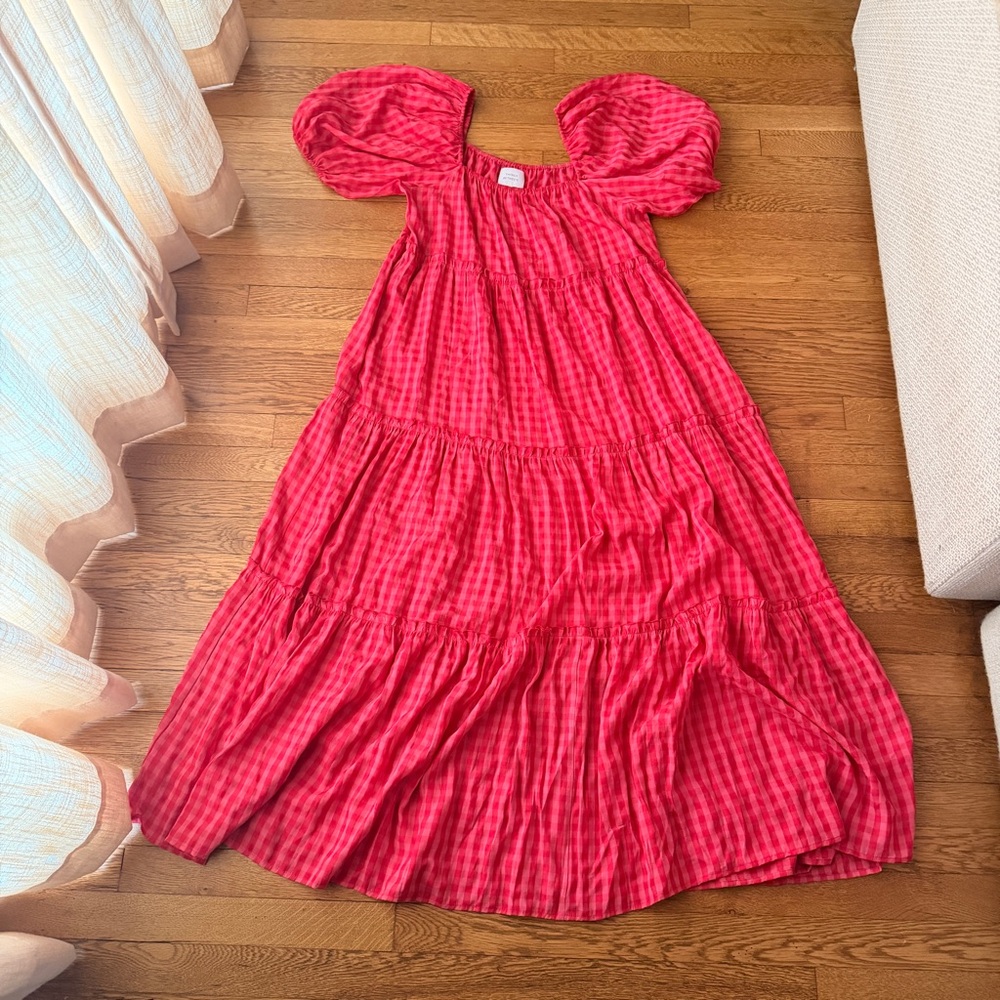 Pink Gingham Dress